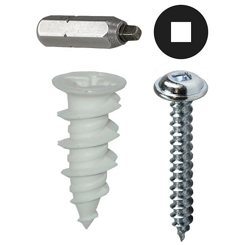 Dottie WDK8NWSQ Anchor, Close Out #8 Nylon Walldriller Anchor Kit
