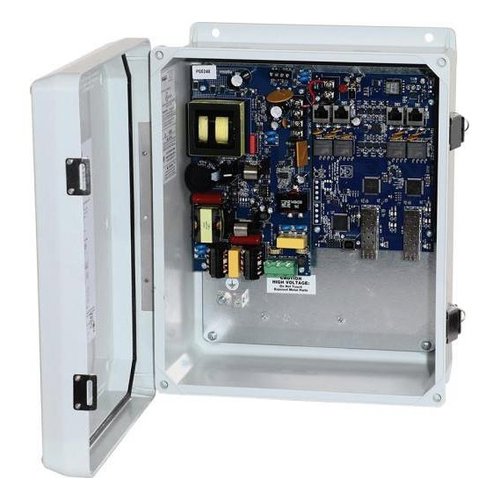 Altronix NETWAYSP41BTWP 4 Port, MD Con, No LinQ, 2 SFP, BT, PS Network Switch for Security Applications
