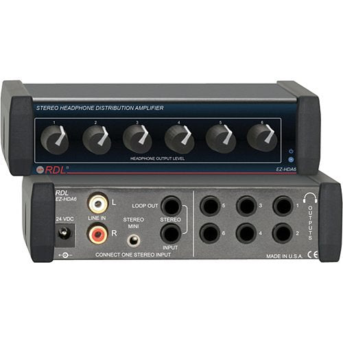 RDL EZ-Hda6 Audio Distribution Amplifier