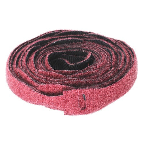 Hubbell HPWCVFRD8 Cable Management Tie, VELCRO Brand ONE-WRAP, 8\\", Red