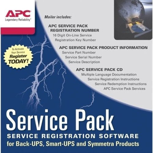 APC WBEXTWAR3YR-SP-07 Service Pack Year Warranty Extension (for new product purchases)
