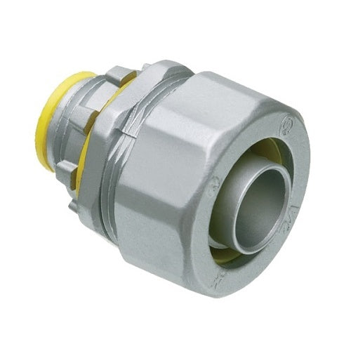 Arlington LT150 Straight Zinc Die-Cast Connector, 1-1/2\\"