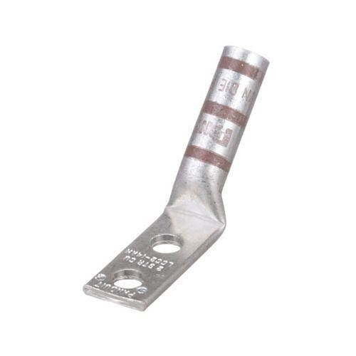 Panduit LCC2-14AH-Q Compression Connector Lug, 2-Hole, #2AWG, Copper