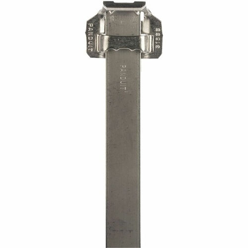 Panduit MS8W75T30-Q6 Buckle Strap Cable Cleat, 316 SS, 0.75" Wide