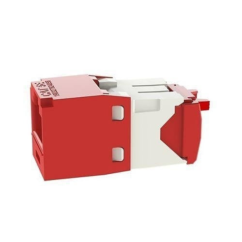 Panduit CJ5E88TGRD Mini-Com Module Cat 5E UTP Keystone Jack, 8 Pos 8 Wire