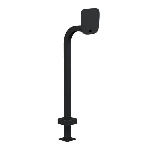 Pedestal Pro 22PE1-BUT-03-CRS 44\\" Steel Pedestal for ButterflyMX 12\\", 12\\" Neck Reach, Black