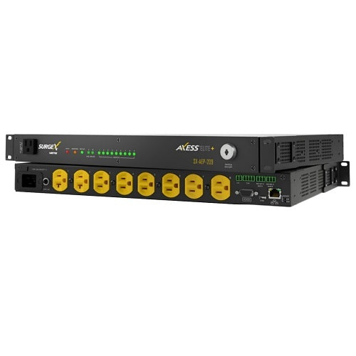 SurgeX SX-AEP-209 IP Connected Surge Eliminator, 16A / 5-20P, 7 Outlets / 5-15R, 2 Outlets / 5-20R