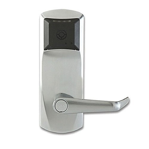 Keyscan E79N1131LLBF00626 E-Plex 7900 Series MiFare RFID Wireless Lock with Keyscan BLE, Cylindrical, Satin Chrome