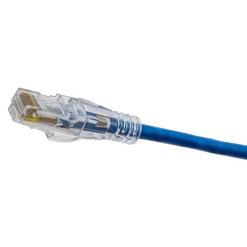 Hubbell HCL6AB01 CAT6a Patch Cord, Non-Shielded, 10GbE, 1\', Blue
