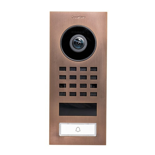 DoorBird D1101V Surface Mount IP Video Intercom, Bronze PVD