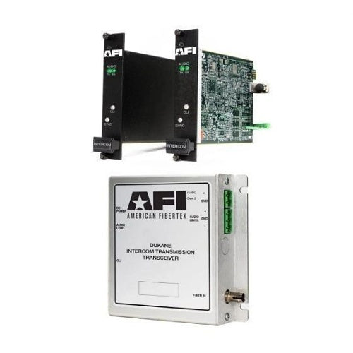 AFI MR-89D-12VDC Intercom System for Dukane StarCall Module Receiver, Multimode, 12VDC 1-Fiber