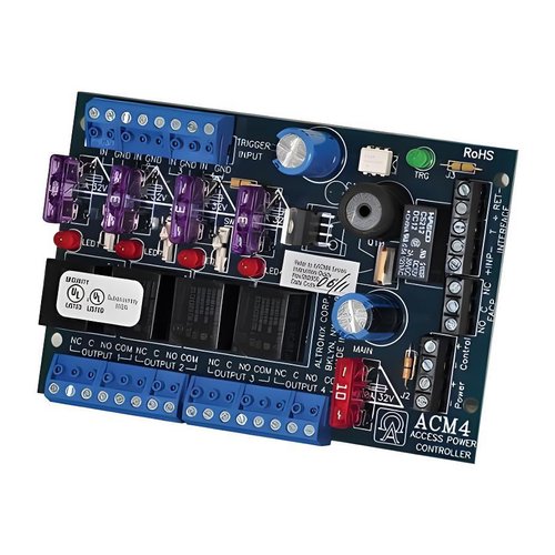 Altronix MAXFIT16A4 Power Supply, 12V/24V at 4A/Acm4/Bc750