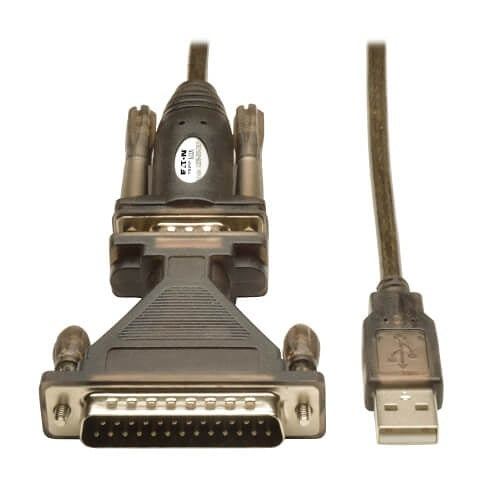 Tripp Lite U209-005-DB25 USB to Serial Adapter Cable (USB-A to DB25 M/M), 5\' (1.52 m)