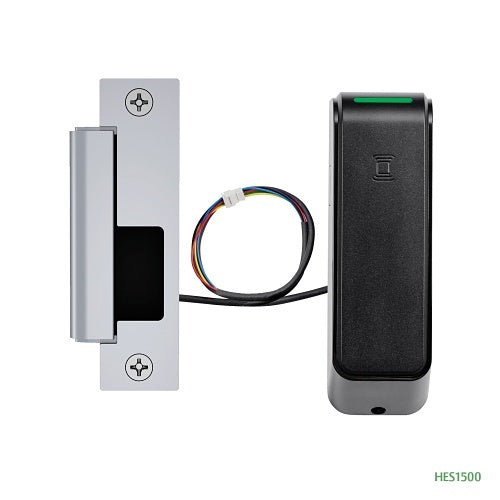HES ES100-16SH-IPS-630 Wireless Electric Strike with Aperio Technology, Includes 1600CS Complete Pac for Latch Bolts and Hub, Satin Stainless Steel