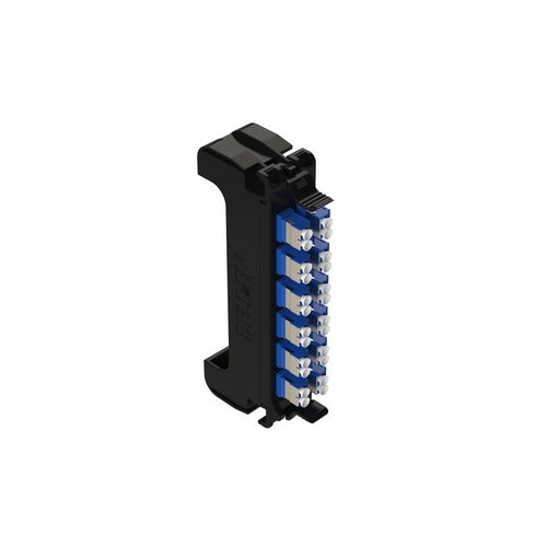 Belden FFSX12LD FiberExpress ECX 12-Port Frame Singlemode LC Duplex Patch Panel, OS2, Blue