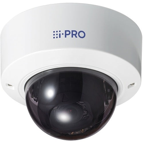 i-PRO WV-S22500-V3LG 5MP Vandal Resistant Indoor Dome IP Camera, Smoke Dome