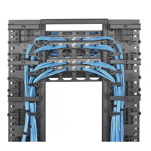 Hubbell VM1013 MAX Series Cable Management, Vertical, 10\\" Wide, 13\\" Deep, With Gates and Spools