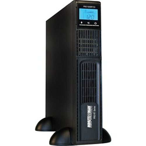 Minuteman PRO1500RT2U PRO-RT 120V 1500VA 1050W Line-Interactive UPS, AVR, 2U Rack/Tower, LCD, Outlets