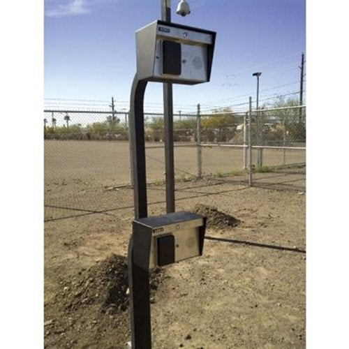 DoorKing 1200-049 Dual Gooseneck Pad Mount, 42\\" Tall Lower Mounting Plate, 72\\" Tall Upper Mounting Plate