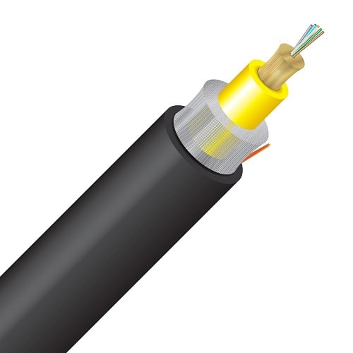 Cleerline 6RMD9125OS2R-B2K SFF Rugged Micro-Distribution Cable LT, 6 Strand, Riser I/O, 9/125, G657 A2/B2 OS2, Black, Spool, 2000\'