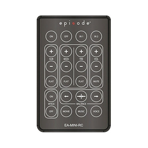 Episode KIT-EA-MINI-2D-35 Digital Mini-Amplifier, 35W x 2-Channel and Surface Mount IR Sensor + Remote Kit