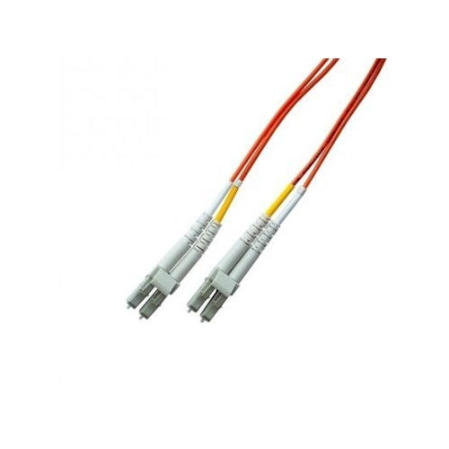 Lynn Electronics D-L2T-1R3-010M Fiber Optic Patch Cable, LC to ST Connectors, Multimode 62.5 Micron, Duplex, 3mm Zip Jacket