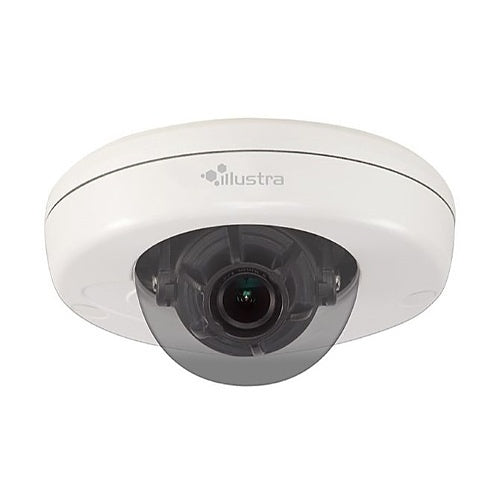 Exacq IFS02-D12-ATB4 Illustra Flex Gen-4 2MP Indoor AI TDN TWDR Mini Dome Camera with 2.7-13.5 mm Lens, Smoked Bubble