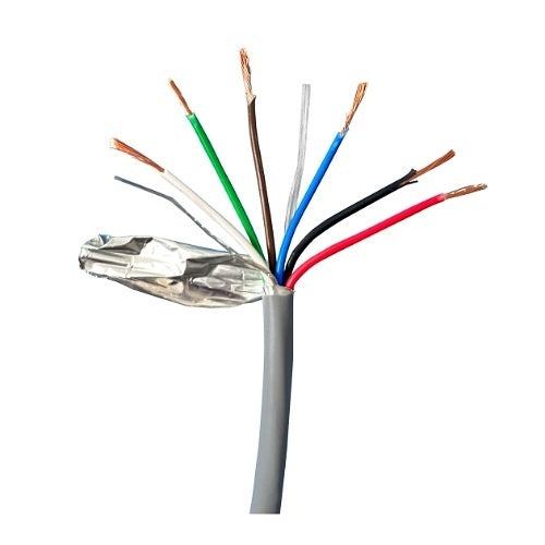ADI PRO RN-80SR109 18/6 Stranded Riser Shielded Cable, CL3P, 1000\' Express Box, Grey