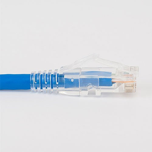 ICC ICPCSF03BL Patch Cord, CAT6, Clear Boot, Blue, 3Ft, 25-Pack