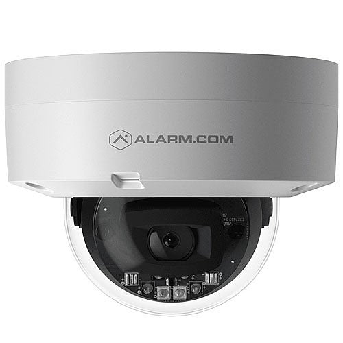 Alarm.com ADC-VC827P 1080P Indoor/Outdoor Fixed Vandal Resistant Dome Camera, White