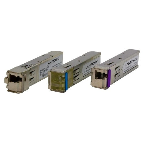 Lantronix TN-SFP-LXB11 1000Base-BX 1310nm TX/1550nm RX Single Fiber Single Mode (LC) with DMI, 10 km/6.2 mi