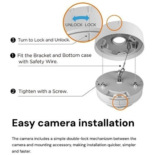 Digital Watchdog DWC-PVX20WATX MEGApix Flex 4-in-1 4x5.14MP Customizable Outdoor Vandal Dome IP Camera, (4) 2.8-8.0mm Lens