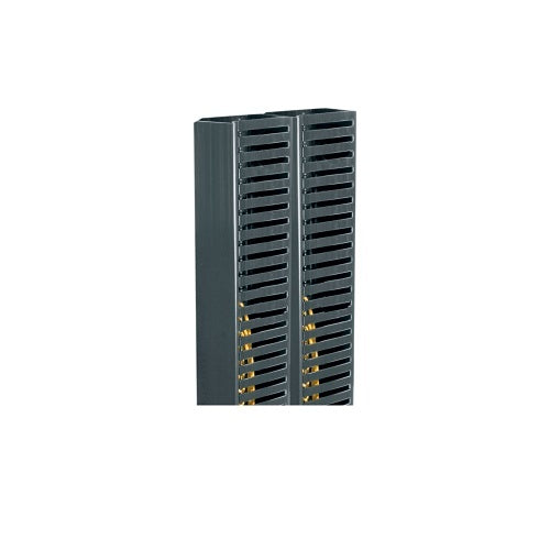 Middle Atlantic PCD-3-6-45DC PCD Series Cable Dual Duct, 6\\" Deep, 45U RMS, Black