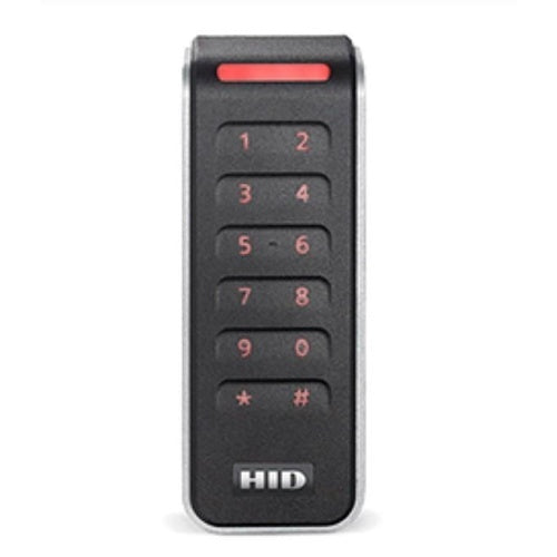 HID 20KTKS-00-001U5R Signo 20K Mullion Keypad Reader, Multi-Technology, Mobile Ready, Black/Silver