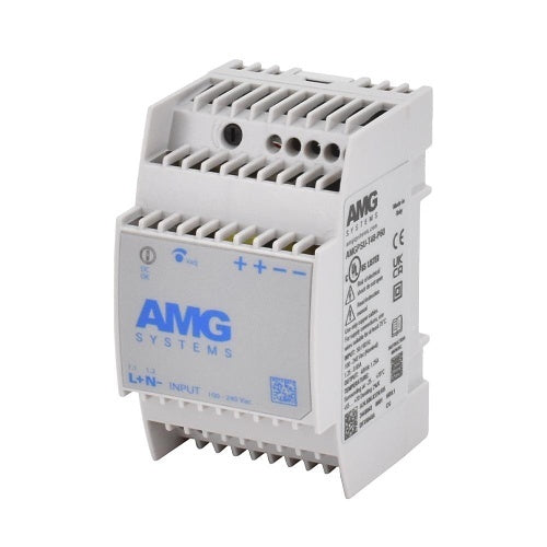 AMG Systems AMGPSU-T48-P60 Industrial Power Supply, DIN-Rail Mounting, 48VDC, 60W (1.25A)