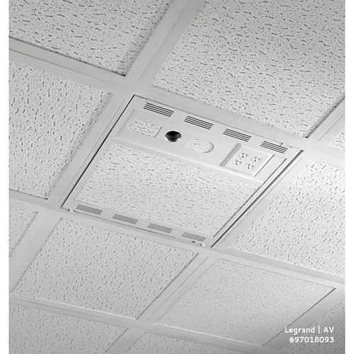 Chief CMS492 Suspended Ceiling Storage Box, White, 2x2\'