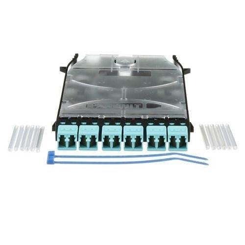 Panduit FHSXO-12-10P HD Flex LC Splice Cassette OM3, Pigtail, 12-Fiber