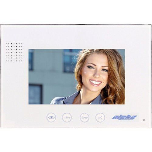 Alpha VM237W 7\\" Add-On Video Monitor for VK237 Series Video Intercom Kits, White Image of AY-VM237W