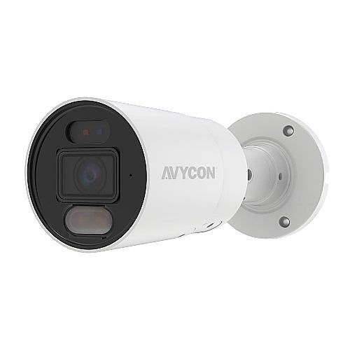 AVYCON AVC-NUB41F28 4MP H.265 Bullet IP Camera, Active Deterrence 24/7 Color, 2.8mm Lens, IP67