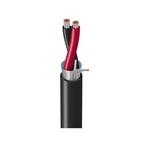 Belden 9322 0605000 22/2 High Performance Instrumentation Cable, Tinned Copper, PVC Insulation E2 Color Code, Overall Beldfoil Shield, PVC Outer Jacket, PLTC, Chrome