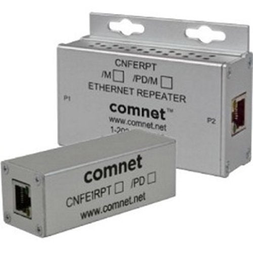 ComNet 1 Channel 10/100 Mbps Ethernet Repeater with 60 W PoE Pass-Through Image of C4-CNFE1RPT