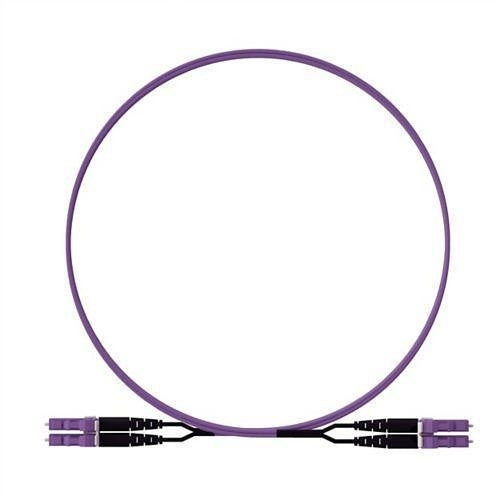 Panduit F92EPKGLNSGM015 Connector Cables, OS2 2F 1.6mm PC OFNP LC Key G / LC Dup S