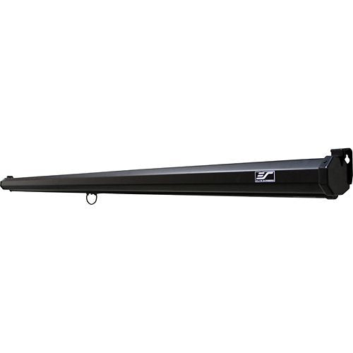 Elite Screens Manual Series MaxWhite 120\\" 16:10 4K Ultra HD Wall/Ceiling Mount Manual Projector Screen with Auto Lock, Black