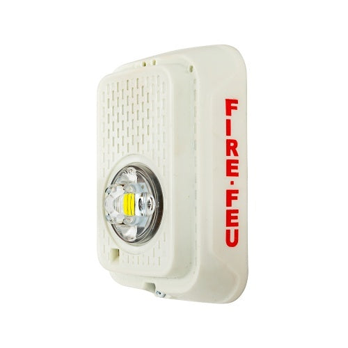 System Sensor SGWLED-B L-Series Wall-Mount Compact Strobe with LED, Bilingual Marking, White