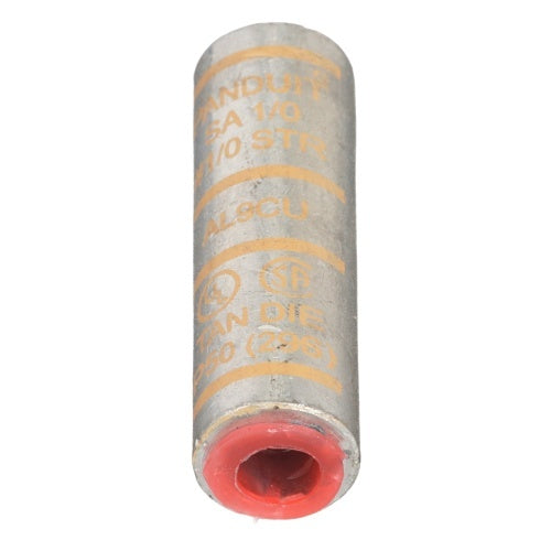 Panduit SA1/0-L Aluminum Compression Splice, Tin Plated