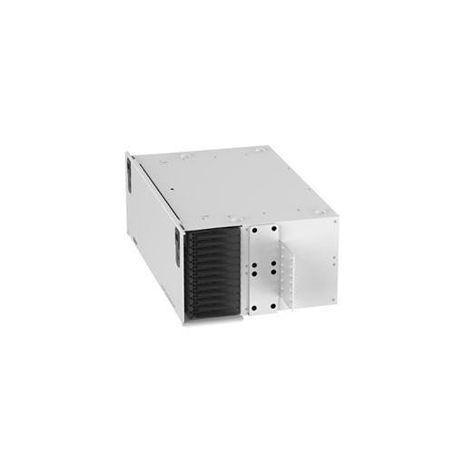 Panduit FDFUE4GY FlexCore Front‑Access Fiber Enclosure, 4RU, Gray