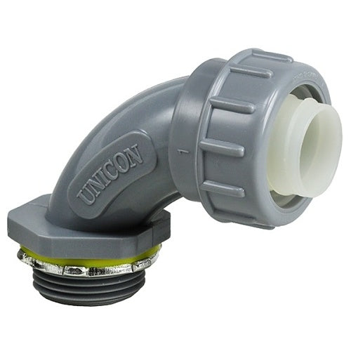 Dottie NLT90125 Conduit Adapter, 1-1/4\\" 90 Degree PVC Liquid Tight Connector