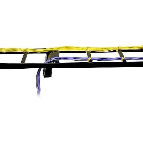 Hubbell HLS1012B NEXTFRAME Ladder Rack, Straight Section, 10\'x12\\", Black