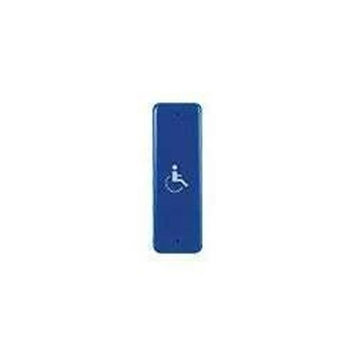 RCI 941P Momentary Mullion Pushplate, \\"Push to Open\\" Label