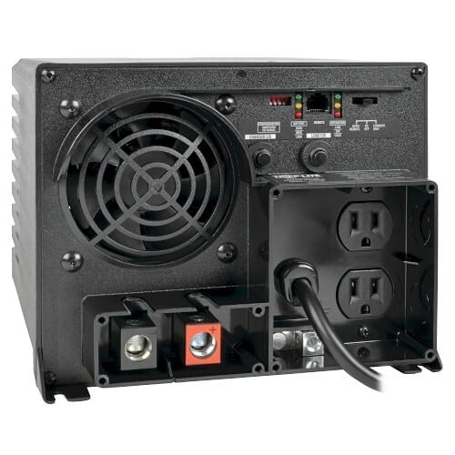 Eaton Tripp Lite APS1250 Eaton Tripp Lite 1250W APS 12VDC 120V Inverter Charger w/ Auto Transfer Switching ATS Outlets 5-15R